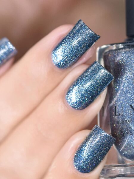 ILNP Arctic Lights - Icy Blue Holographic Metallic Nail Polish